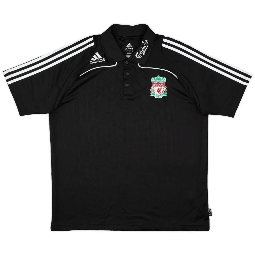 2008-09 Liverpool adidas Polo Shirt - 9/10 - (L/XL)