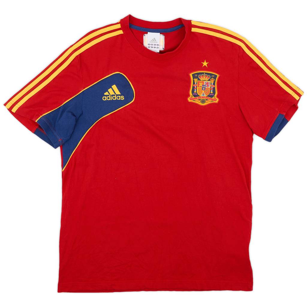 2010-11 Spain adidas Training Shirt - 9/10 - (M/L)