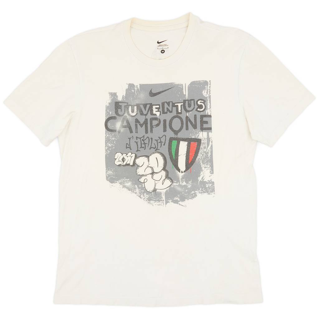 2011-12 Juventus 'Campione d'Italia' Graphic Tee - 6/10 - (M)