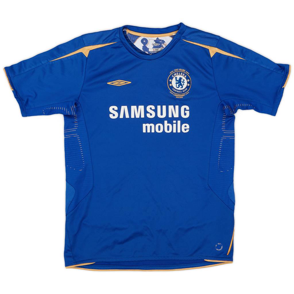 2005-06 Chelsea Centenary Home Shirt - 6/10 - (XL.Boys)