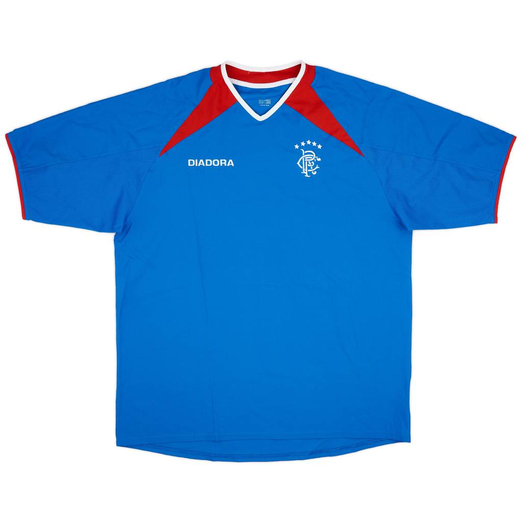 2003-04 Rangers Home Shirt - 8/10 - (XL)
