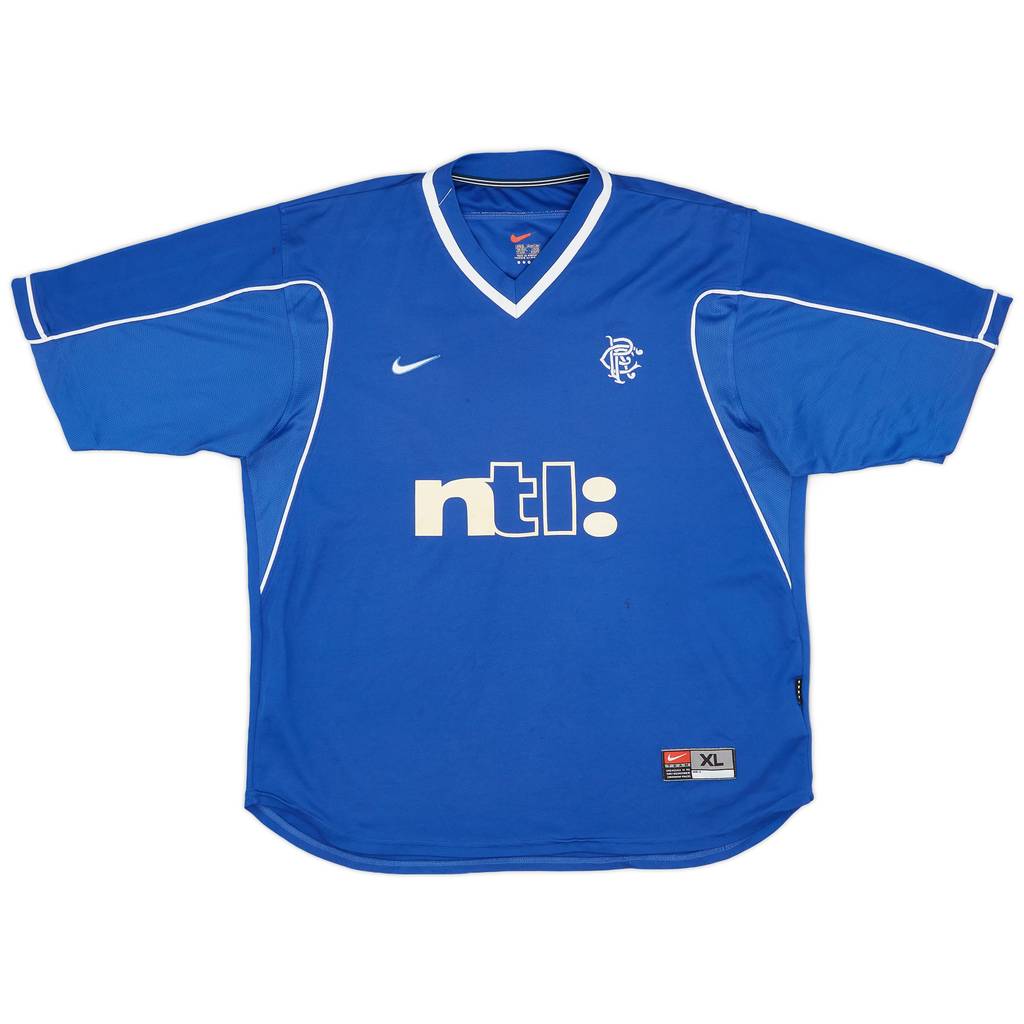 1999-01 Rangers Home Shirt - 8/10 - (XL)
