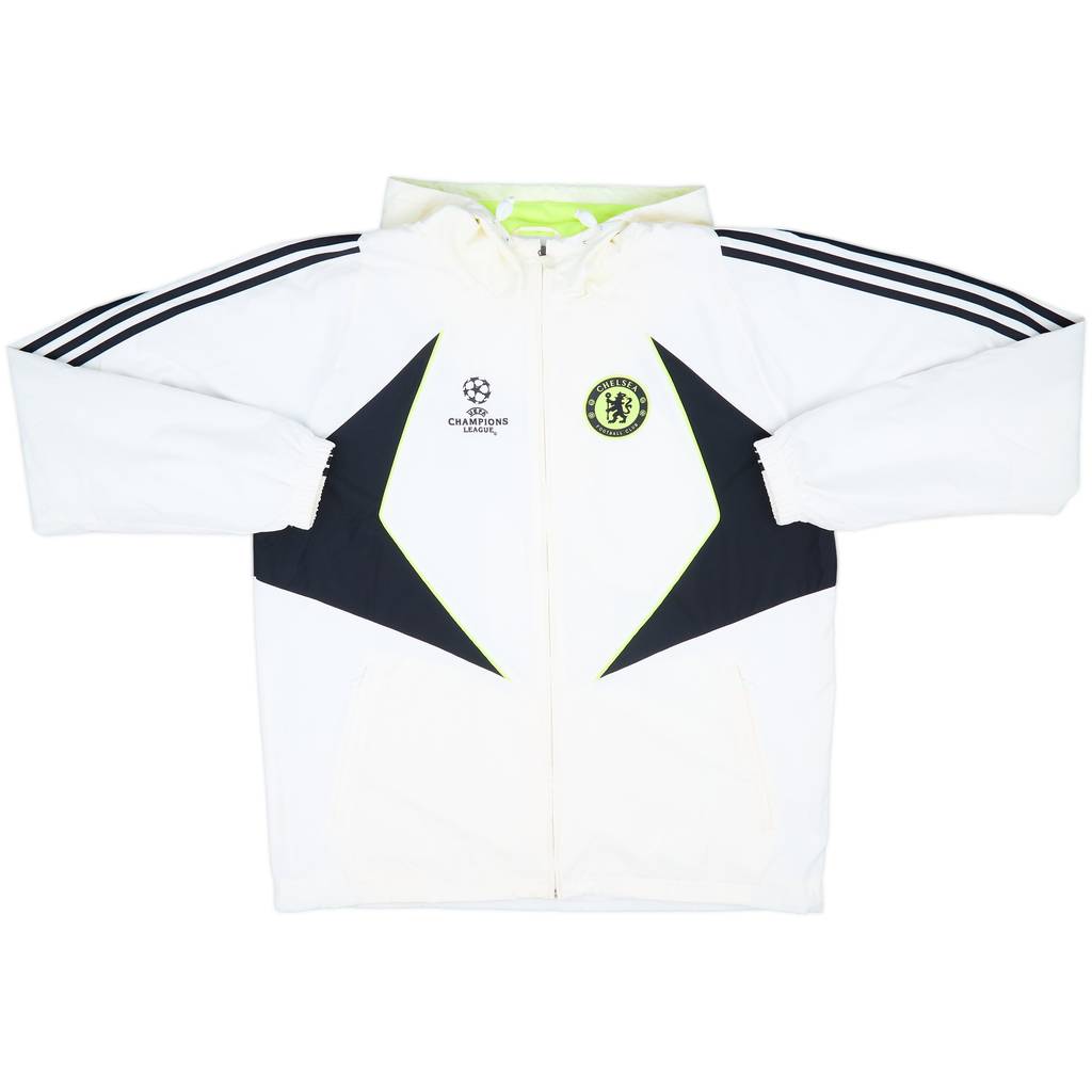 2007-08 Chelsea adidas CL Hooded Rain Jacket - 8/10 - (XL)
