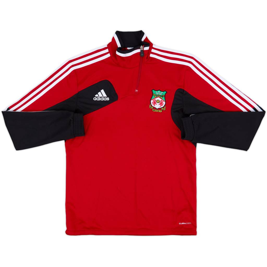 2012-13 Wrexham adidas 1/4 Zip Drill Top - 7/10 - (S)