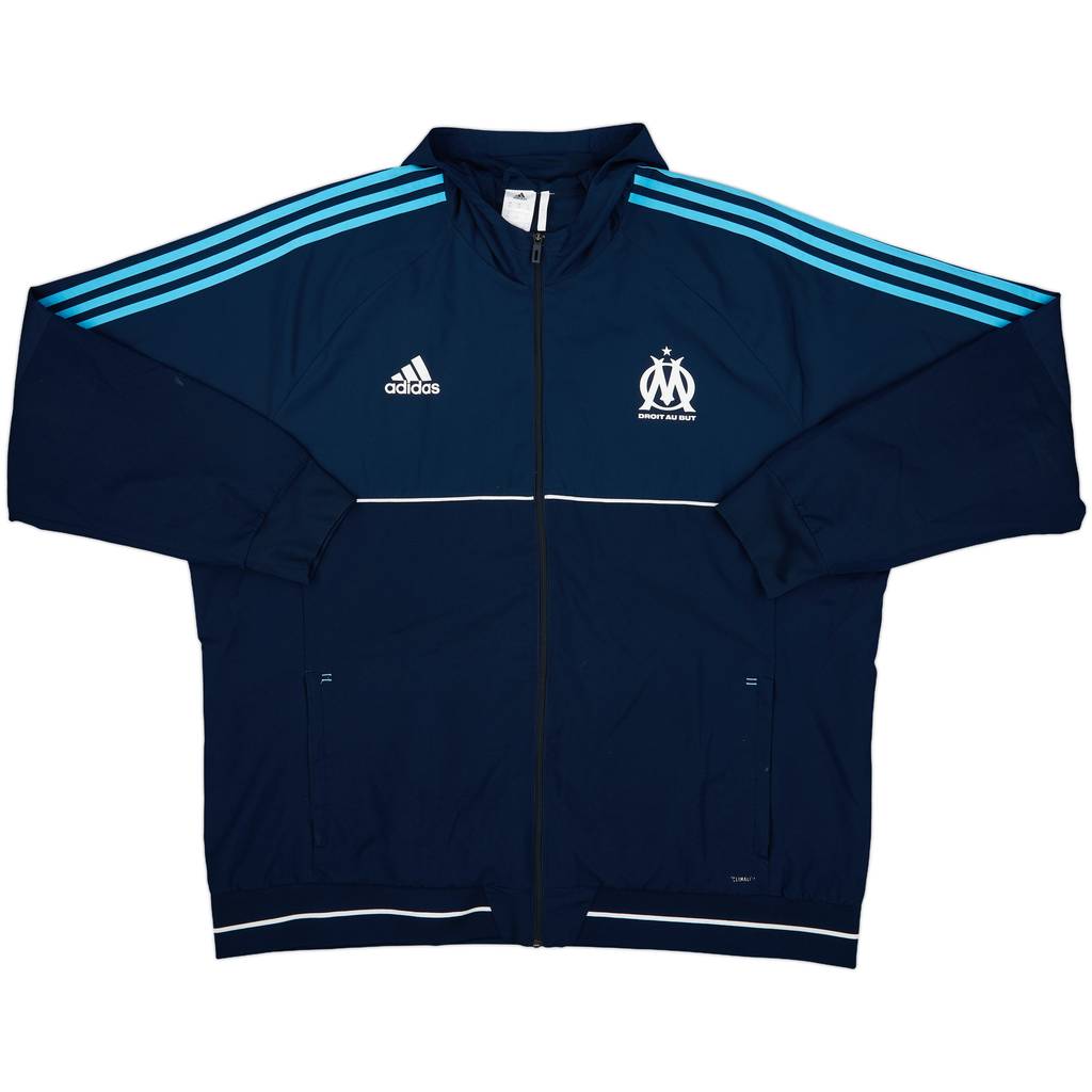 2017-18 Olympique Marseille adidas Track Jacket - 7/10 - (3XL)
