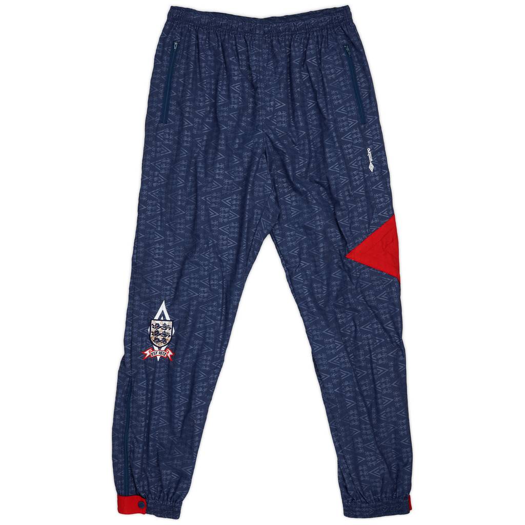 1990-92 England Umbro Tracksuit Bottoms - 7/10 - (L)