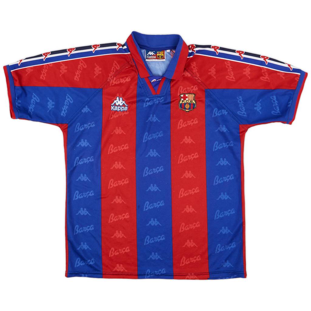 1995-97 Barcelona Home Shirt - 7/10 - (S)