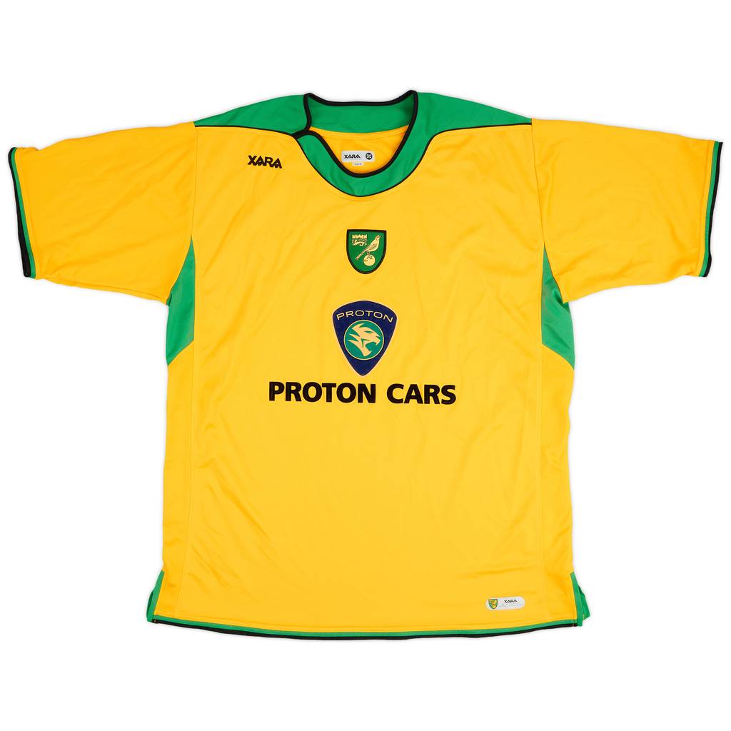 2005-06 Norwich Home Shirt - 8/10 - (XL)