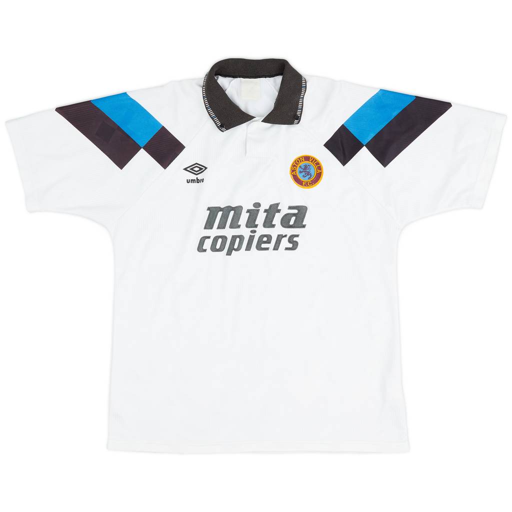 1990-92 Aston Villa Away Shirt - 8/10 - (XL)