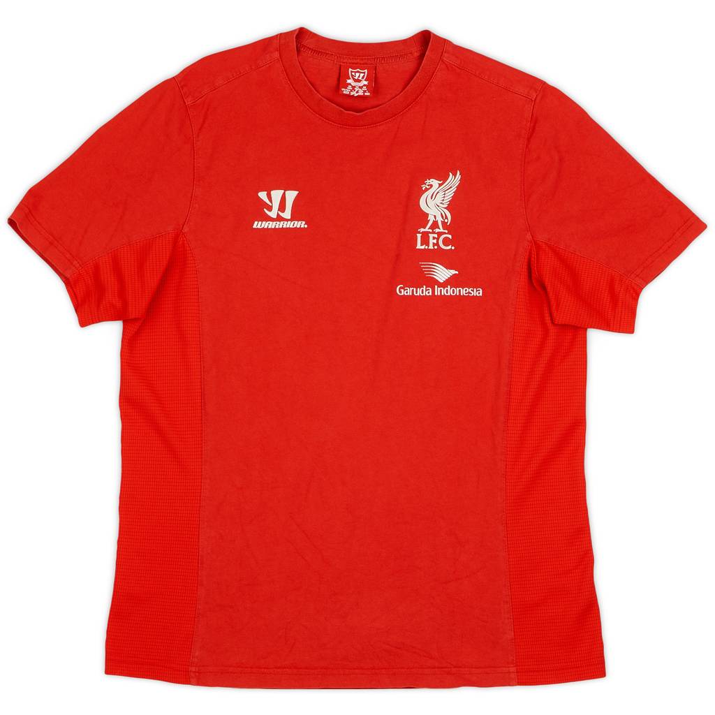 2014-15 Liverpool Warrior Training Tee - 9/10 - (M)