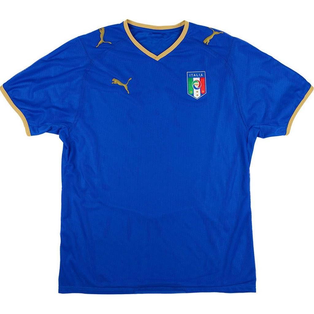 2007-08 Italy Home Shirt - 8/10 - (XL)