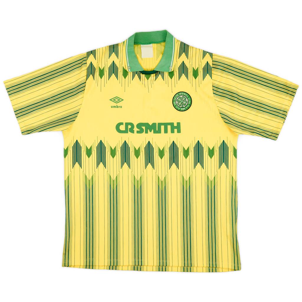 1989-91 Celtic Away Shirt - 6/10 - (XL)