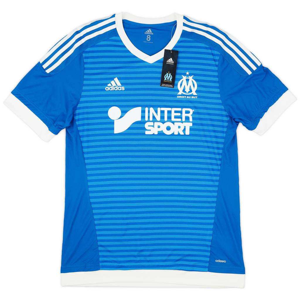 2015-16 Olympique Marseille Player Issue Adizero Third Shirt - (L)