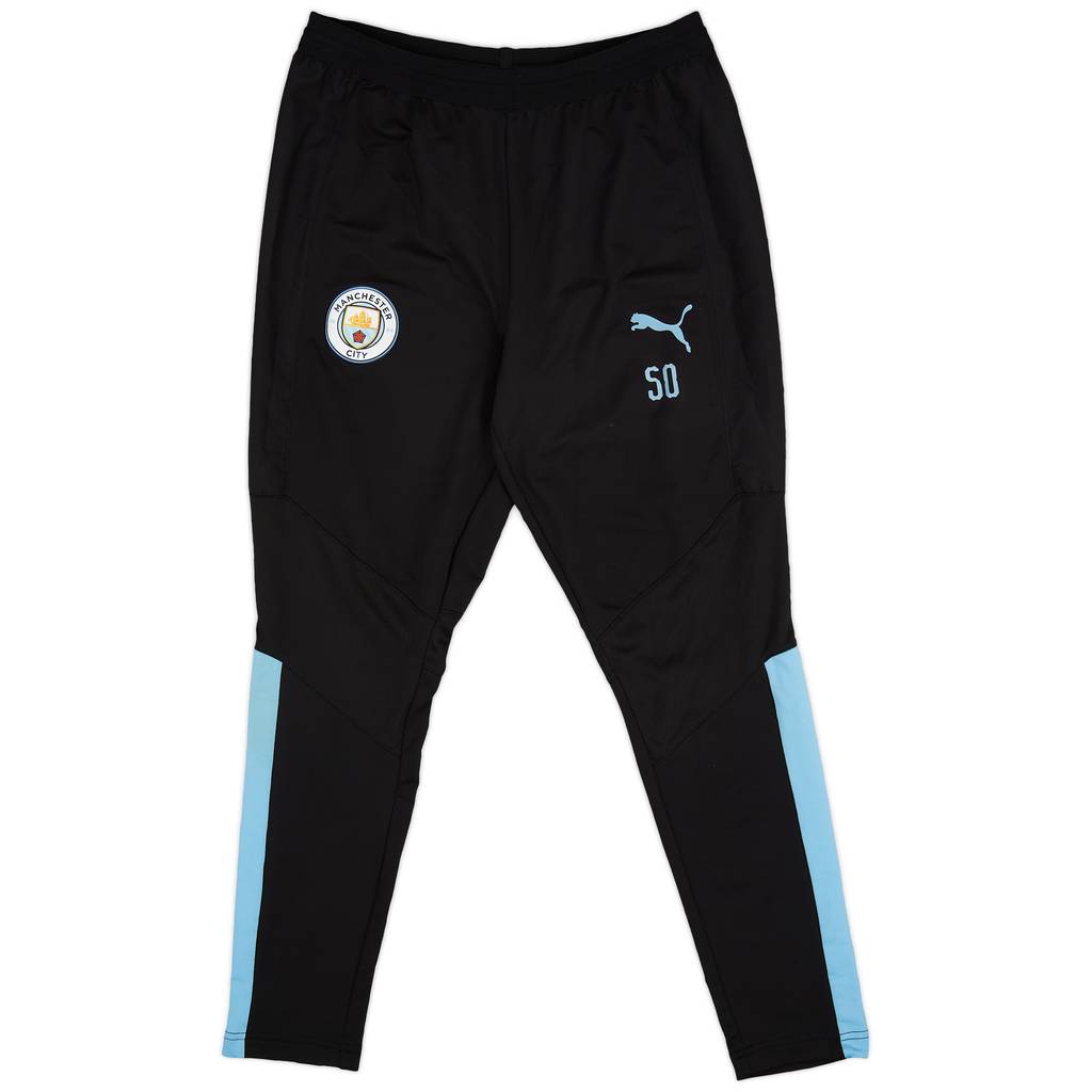 2019-20 Manchester City Staff Issue Puma Tracksuit Bottoms SO - 9/10 - (M)