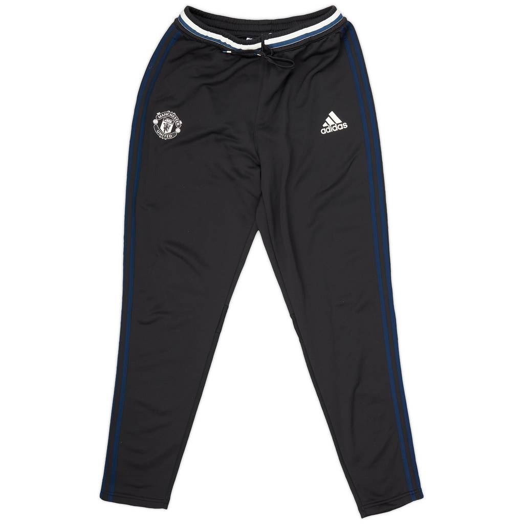 2016-17 Manchester United adidas Track Bottoms - 9/10 - (M)