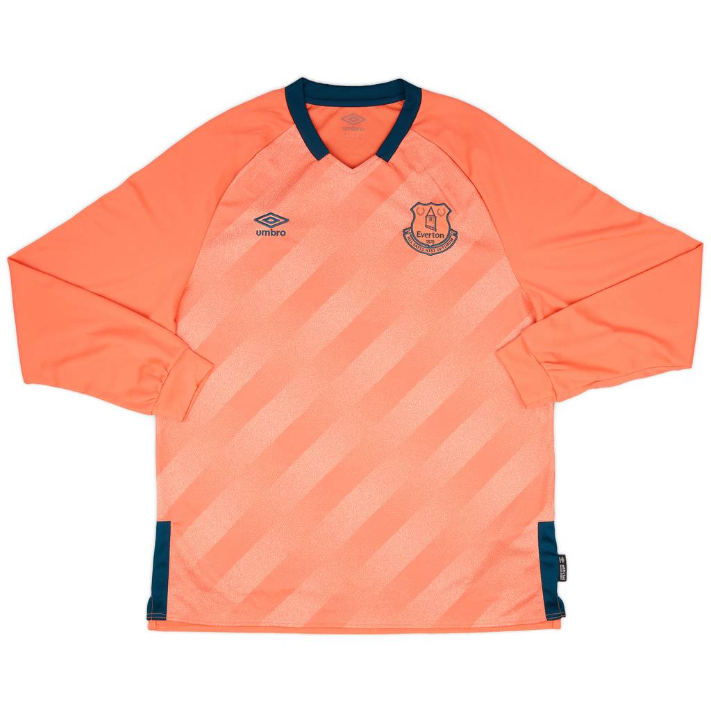 2019-20 Everton Away L/S Shirt - 9/10 - (XXL)