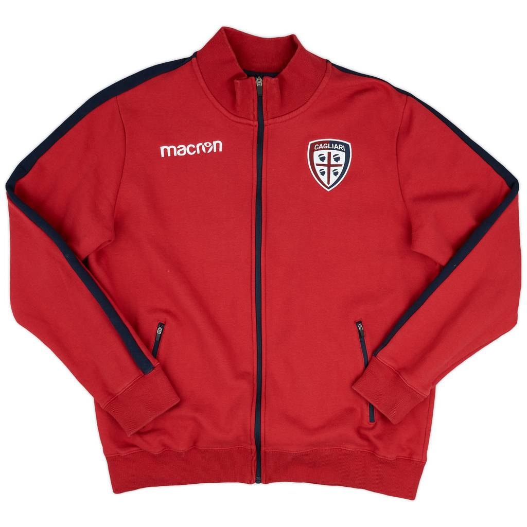 2017-18 Cagliari Macron Track Jacket - 9/10 - (3XL)