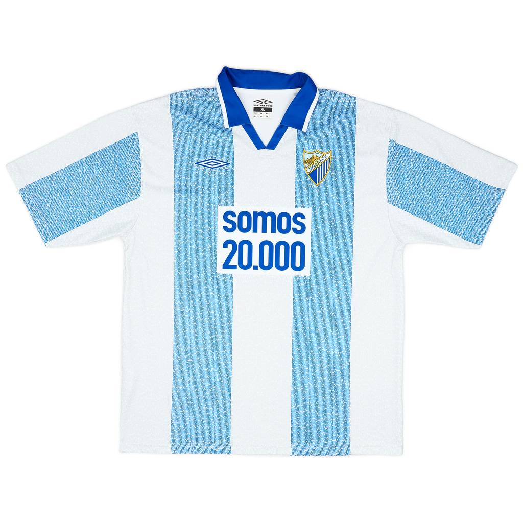 2004-05 Malaga 'Somos 20.000' Home Shirt - 8/10 - (XL)