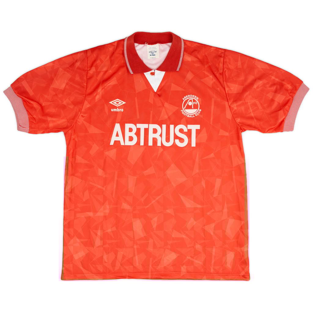 1990-92 Aberdeen Home Shirt - 9/10 - (L)