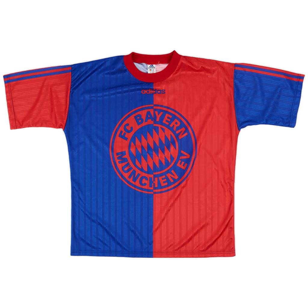 1995-96 Bayern Munich adidas Training Shirt - 9/10 - (L)