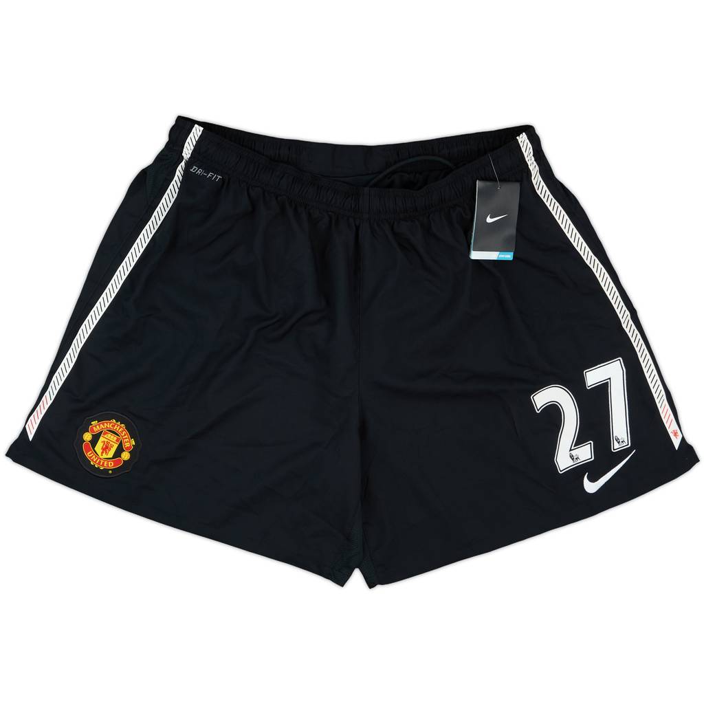 2010-11 Manchester United Away Shorts #27 (Macheda) (XXL)