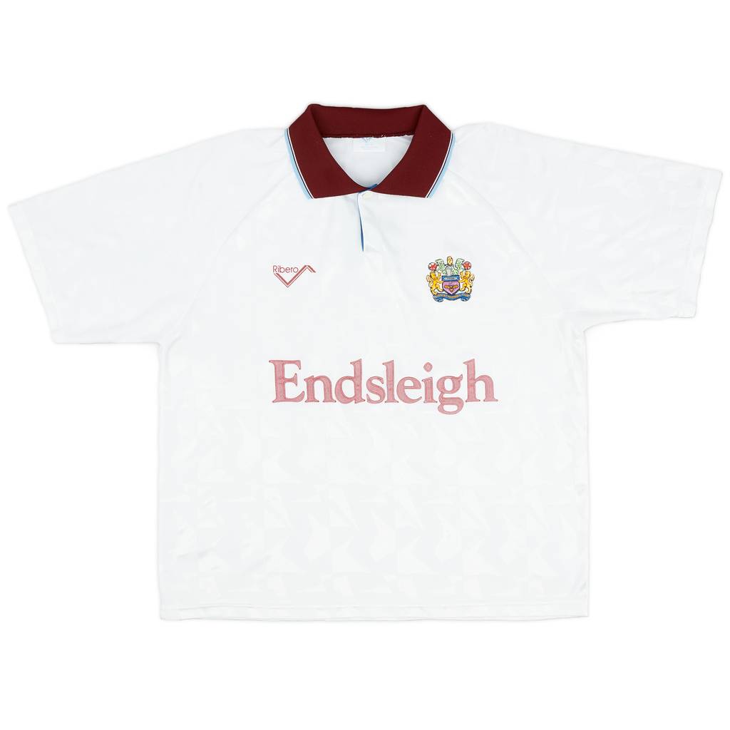 1992-93 Burnley Away Shirt - 8/10 - (XL)