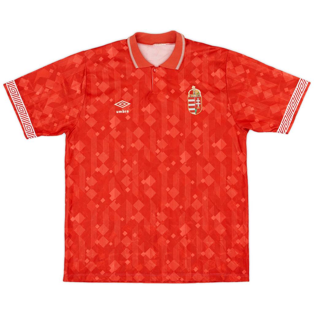 1990-93 Hungary Home Shirt - 6/10 - (L)