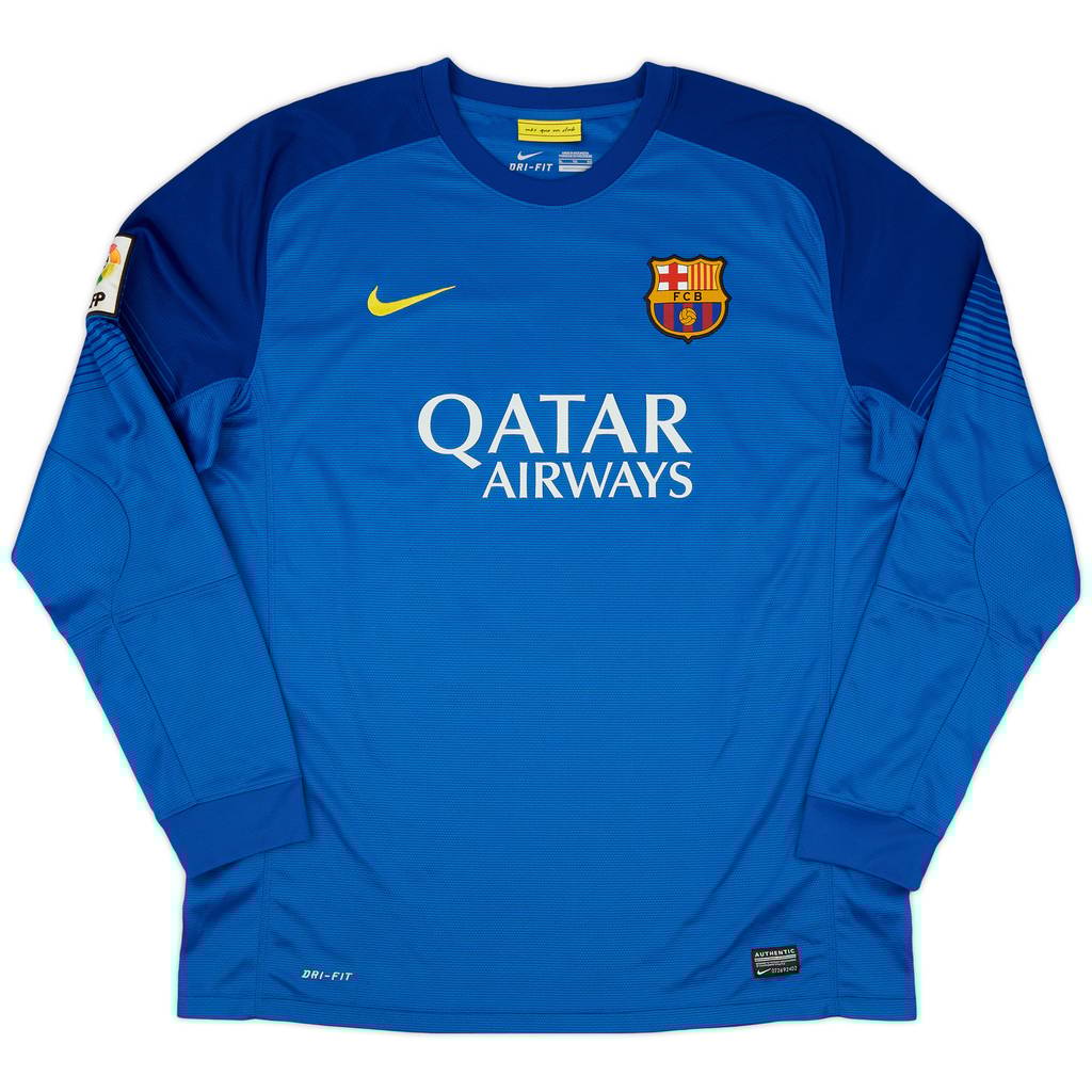 2013-14 Barcelona GK Shirt - 9/10 - (XL)