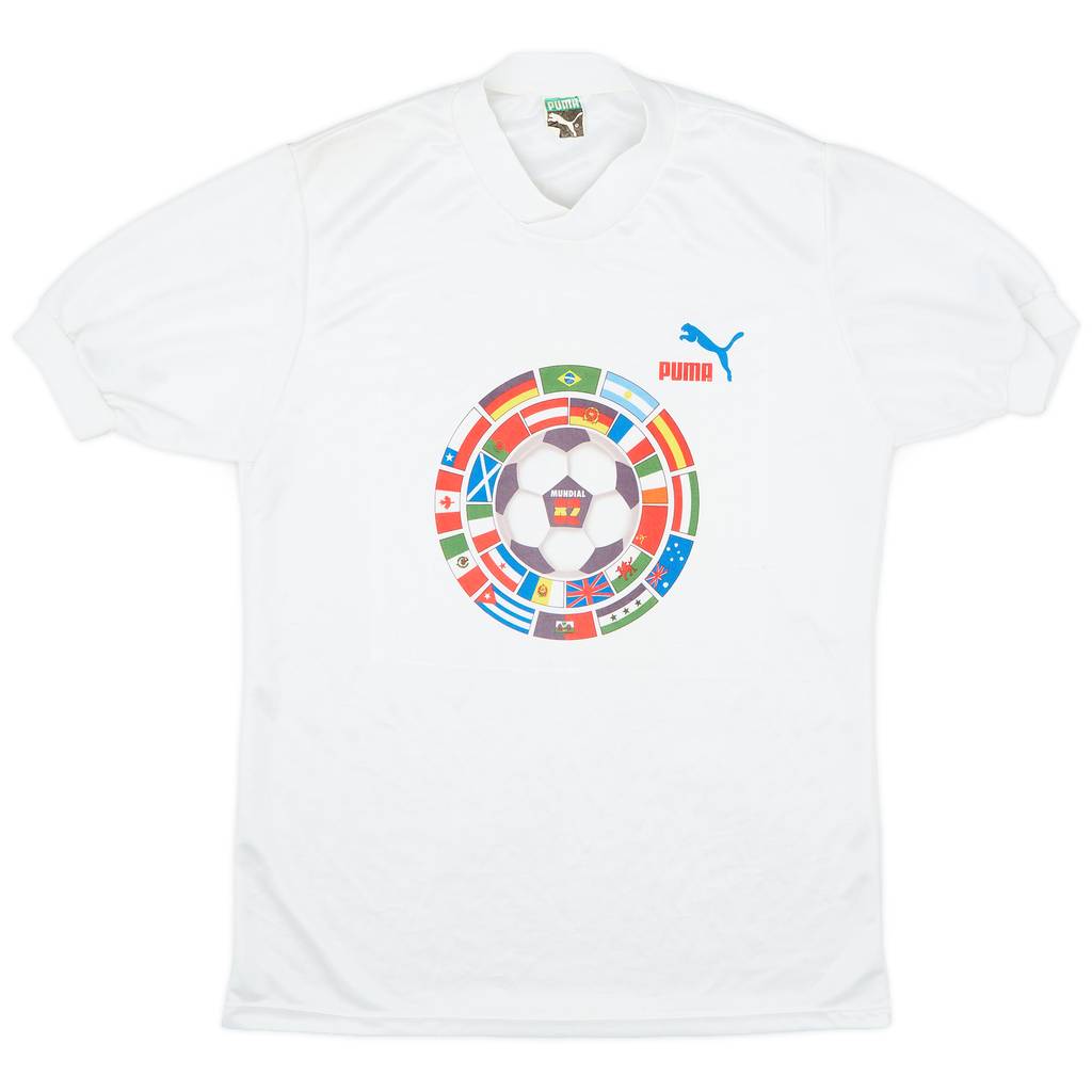 1982 Puma Espana 82 World Cup Shirt - 8/10 - (M)
