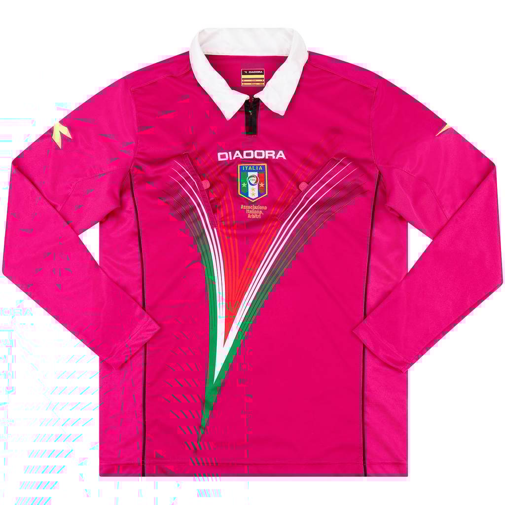 2012-13 Italy Diadora Referee L/S Shirt - 10/10 - (M)