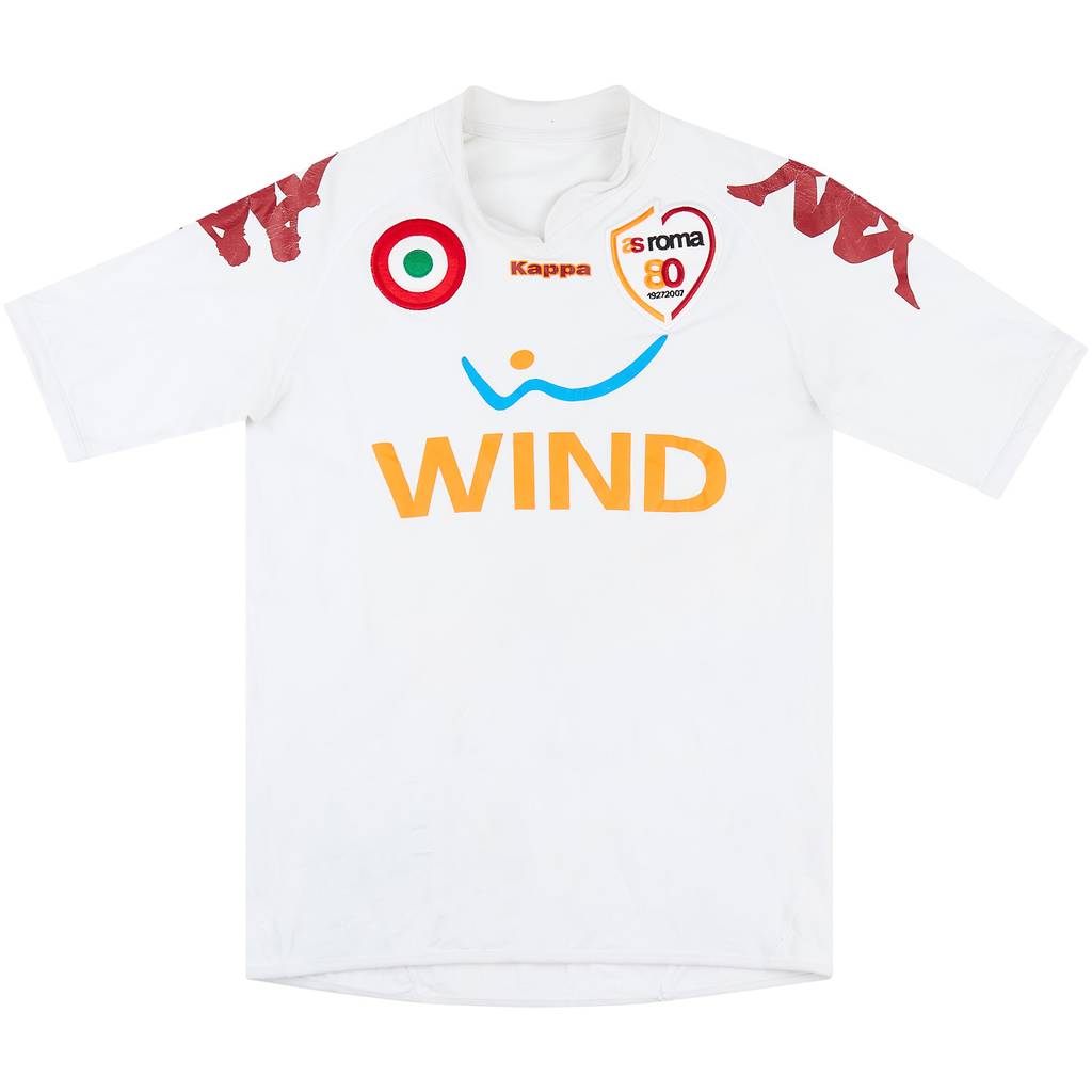 2007-08 Roma Away Shirt - 5/10 - (S)