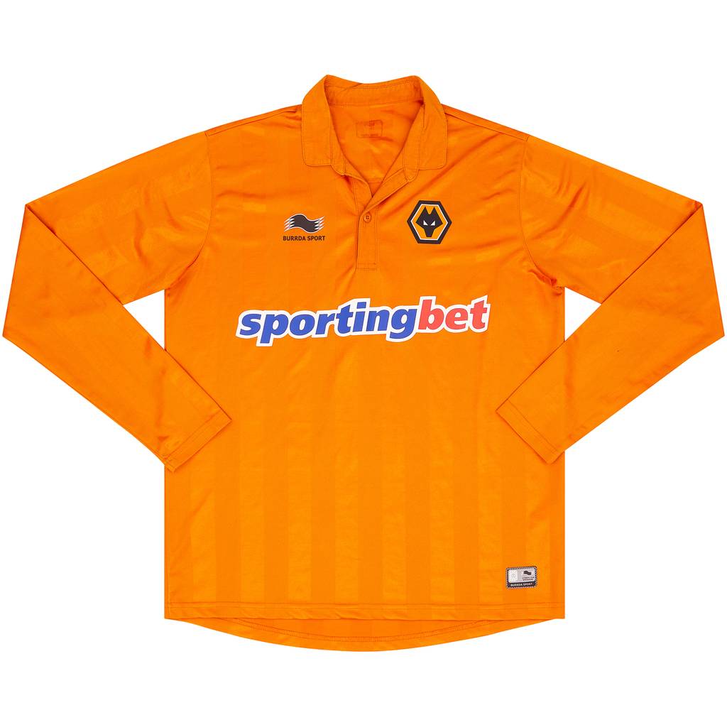 2012-13 Wolves Home L/S Shirt - 7/10 - (M)
