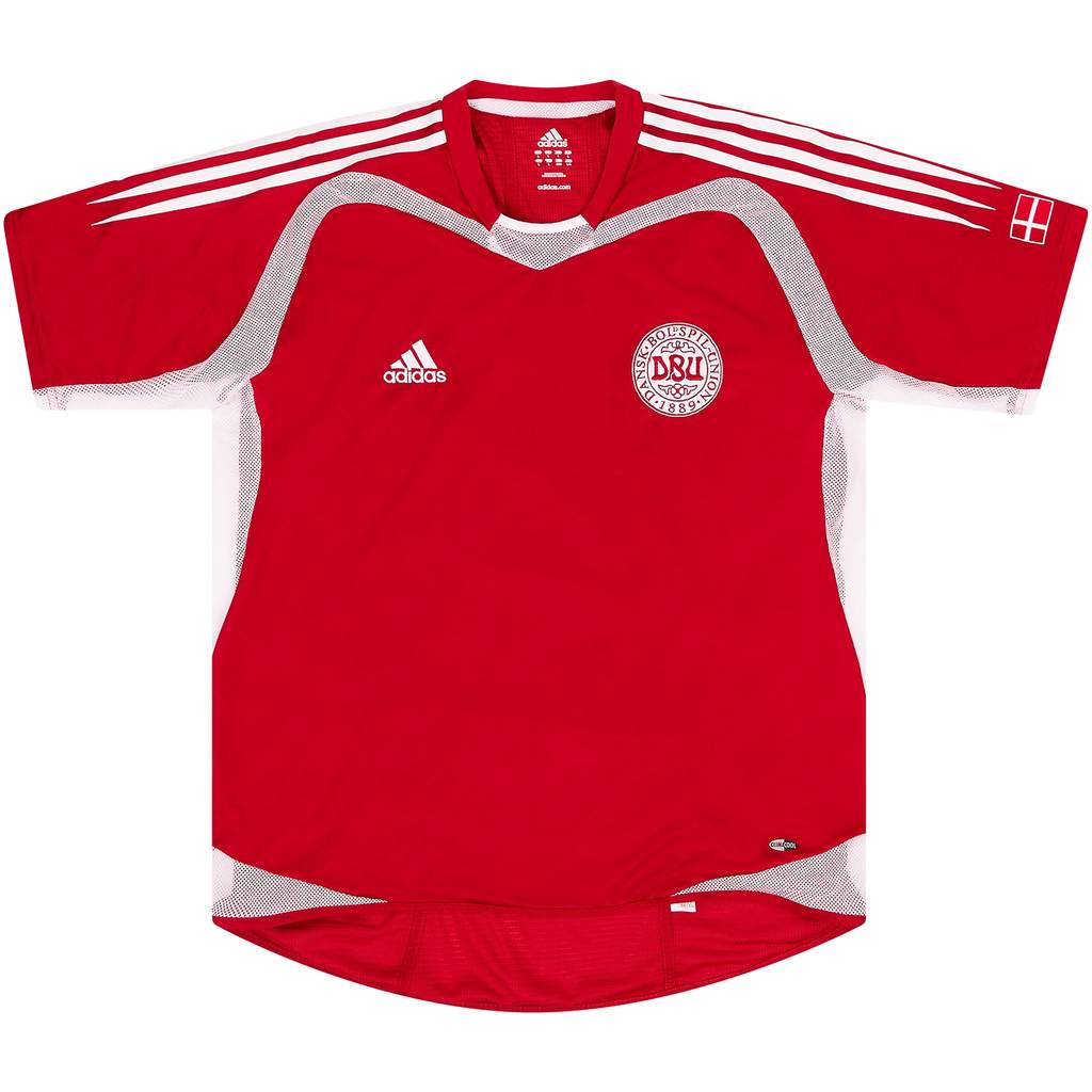 2004-05 Denmark Player Issue Home Shirt - 9/10 - (L)