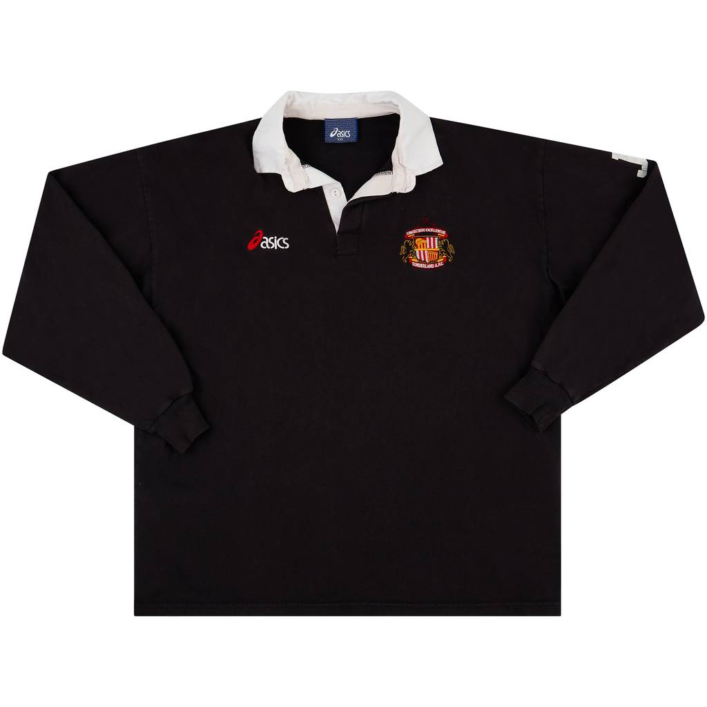 1998-00 Sunderland Staff Issue Rugby Polo Shirt 'JC' - 7/10 - (XXL)