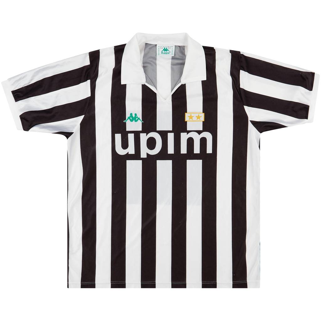 1991-92 Juventus Basic Home Shirt - 9/10 - (L)