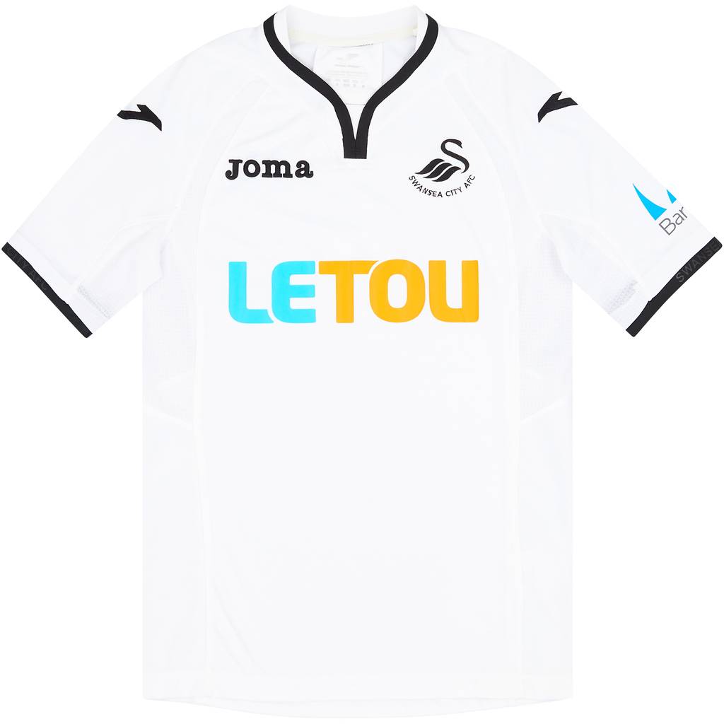 2017-18 Swansea Home Shirt - 9/10 - (S)