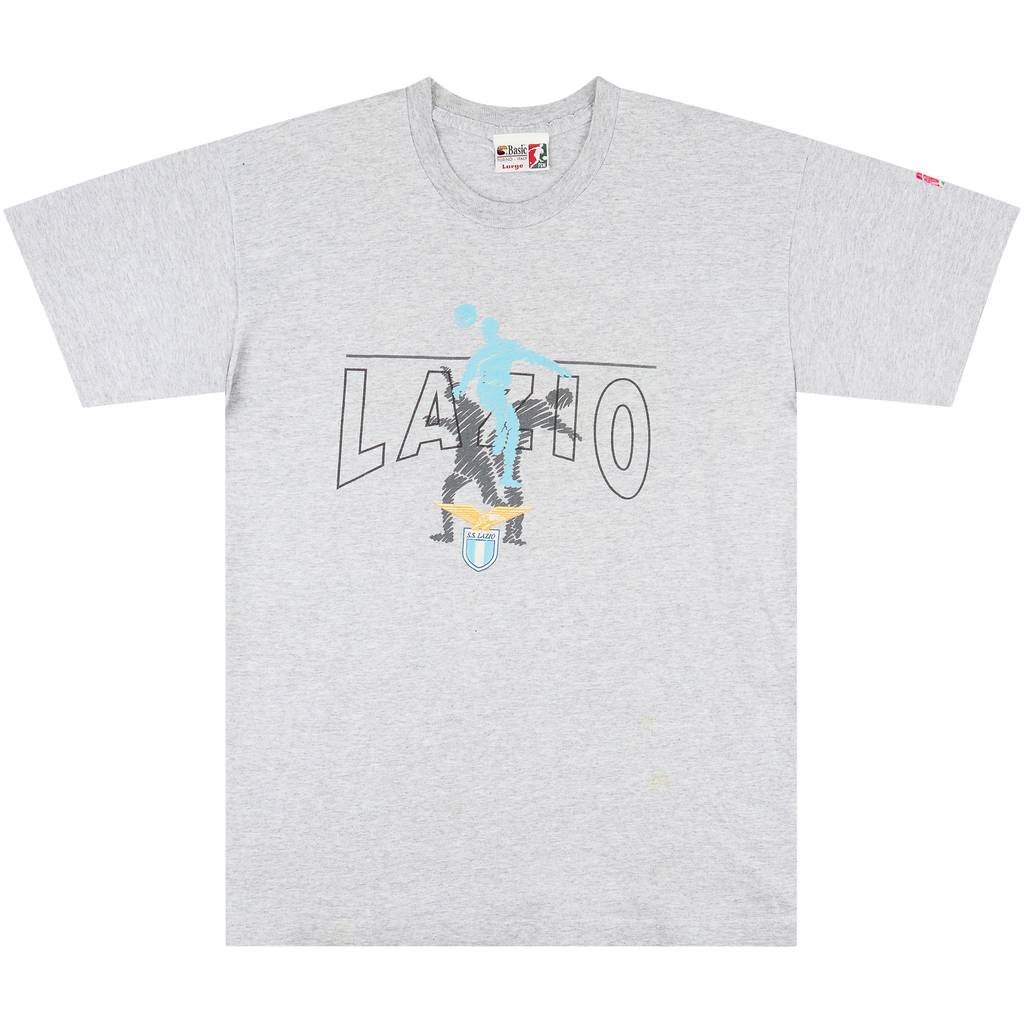 1990s Lazio Graphic Fan Tee - 9/10 - (L)