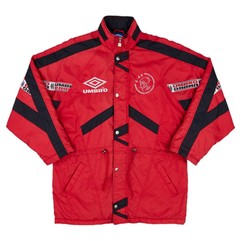 1994-95 Ajax Umbro Bench Coat - 8/10 - (M)