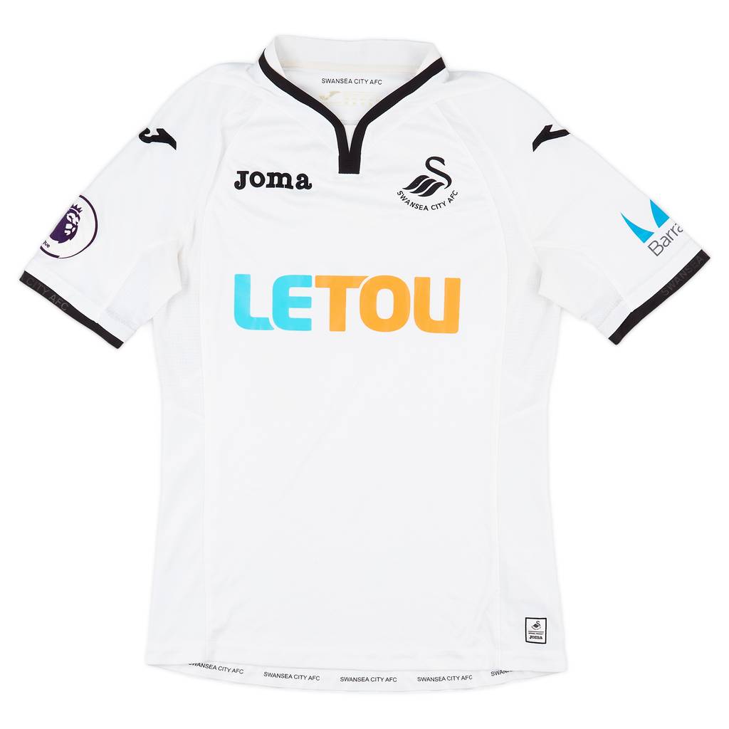 2017-18 Swansea Home Shirt - 8/10 - (M)