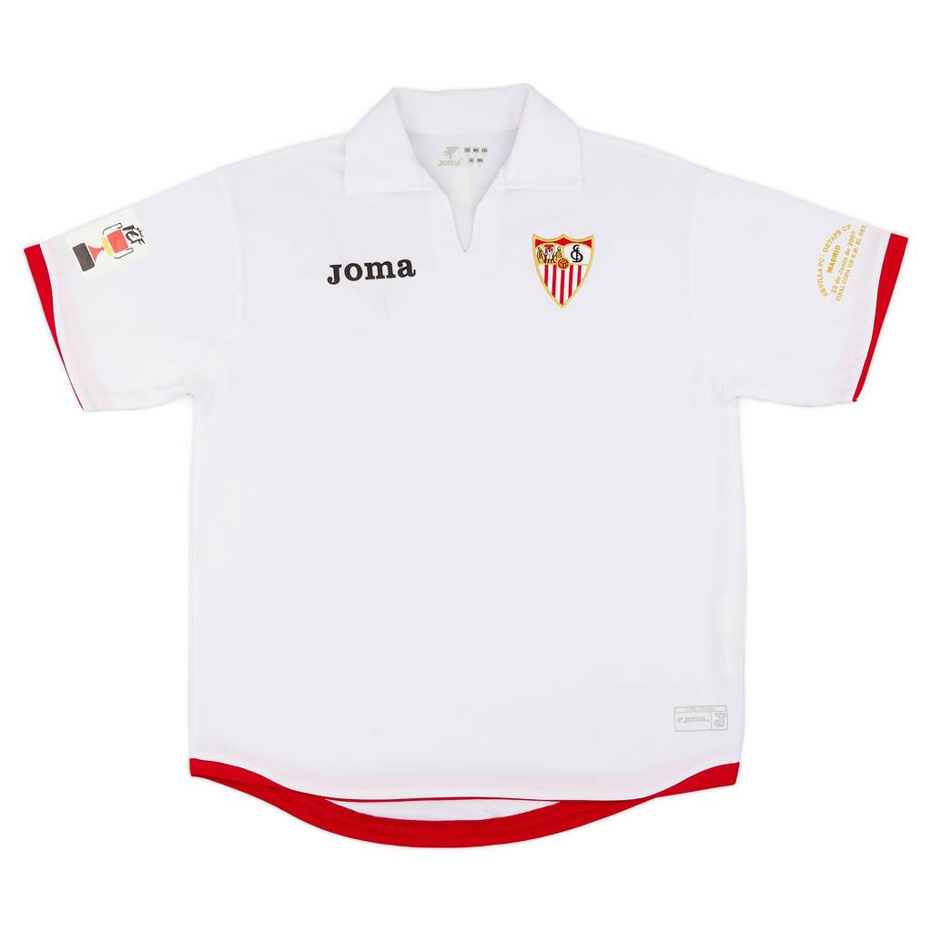 2007 Sevilla 'Copa del Rey Final' Shirt - 6/10 - (S)