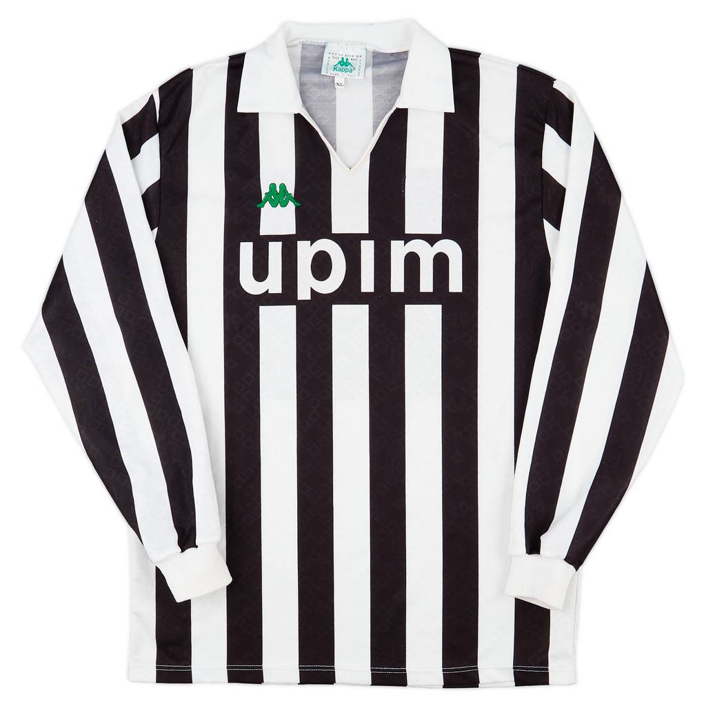 1991-92 Juventus Home L/S Shirt - 5/10 - (XL)