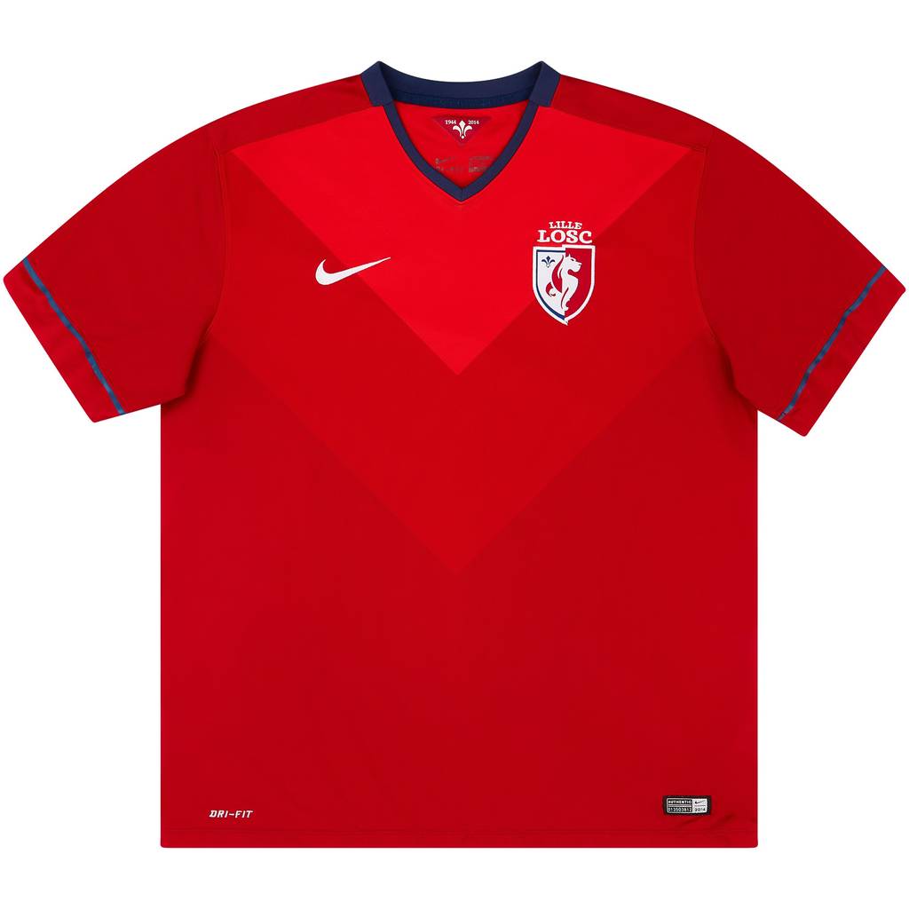2014-15 Lille Home Shirt - 8/10 - (XL)