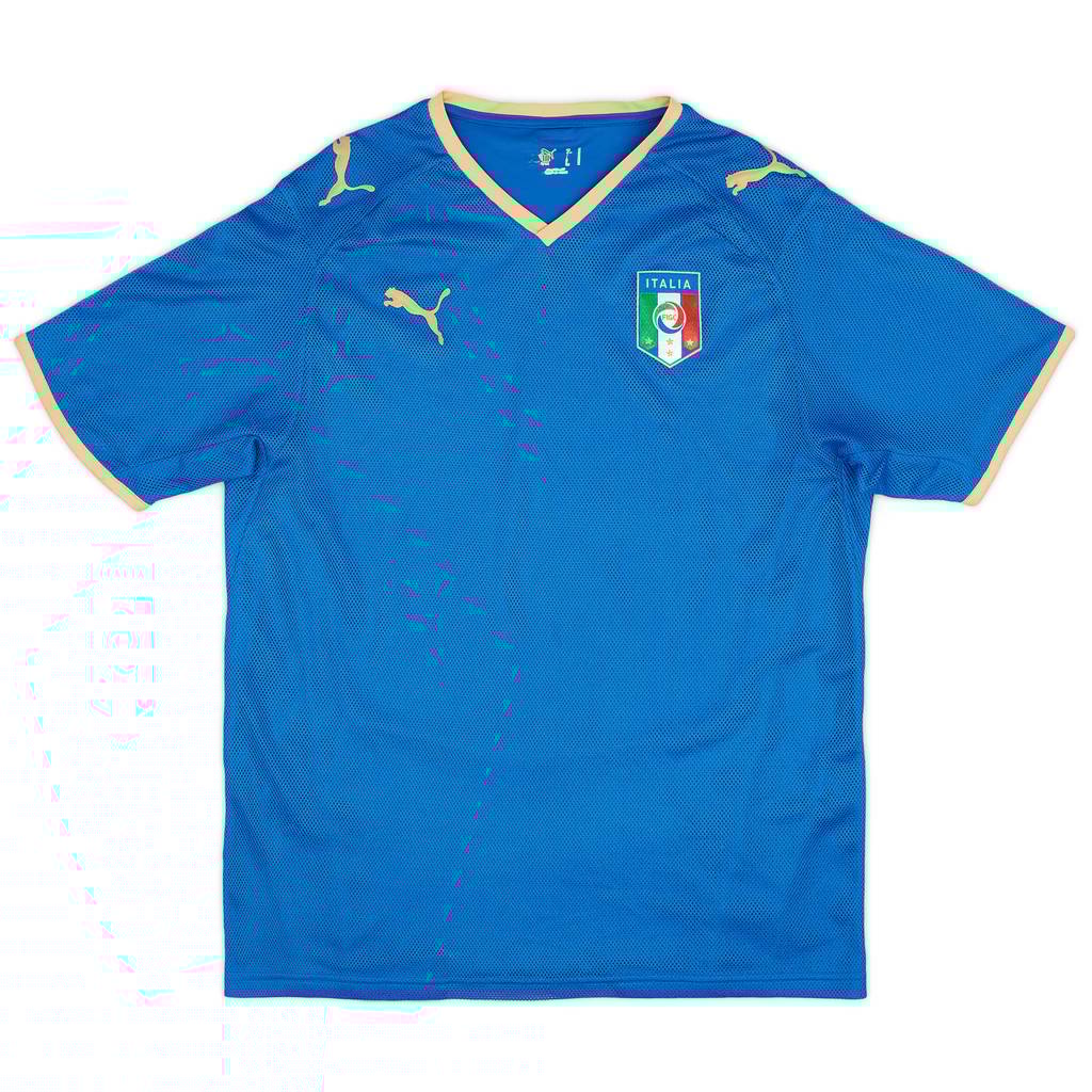 2007-08 Italy Home Shirt - 8/10 - (M)