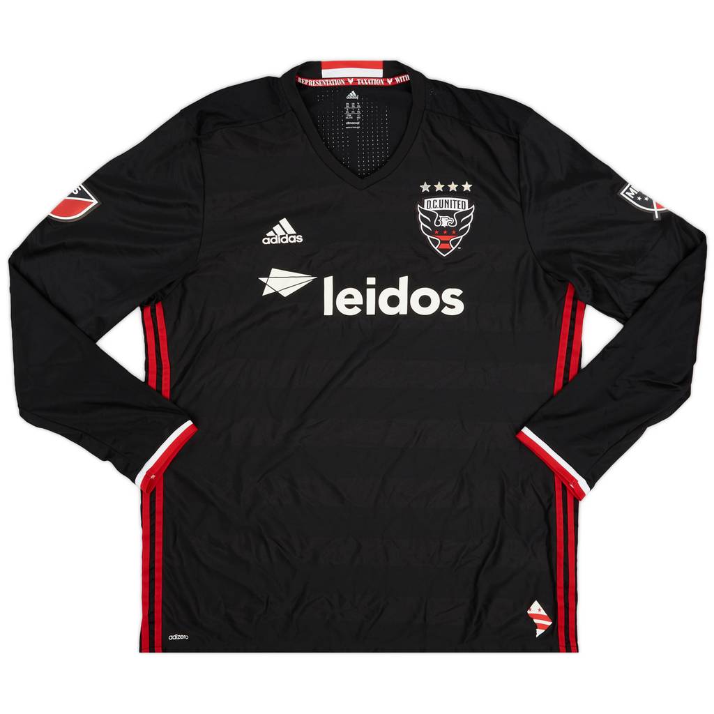 2016 DC United Authentic Home L/S Shirt - 9/10 - (XXL)