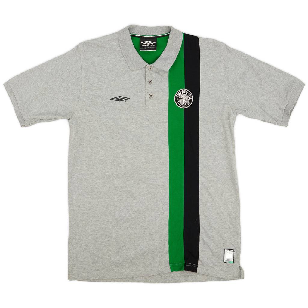 2003-04 Celtic Umbro Cotton Polo Shirt - 9/10 - (L)