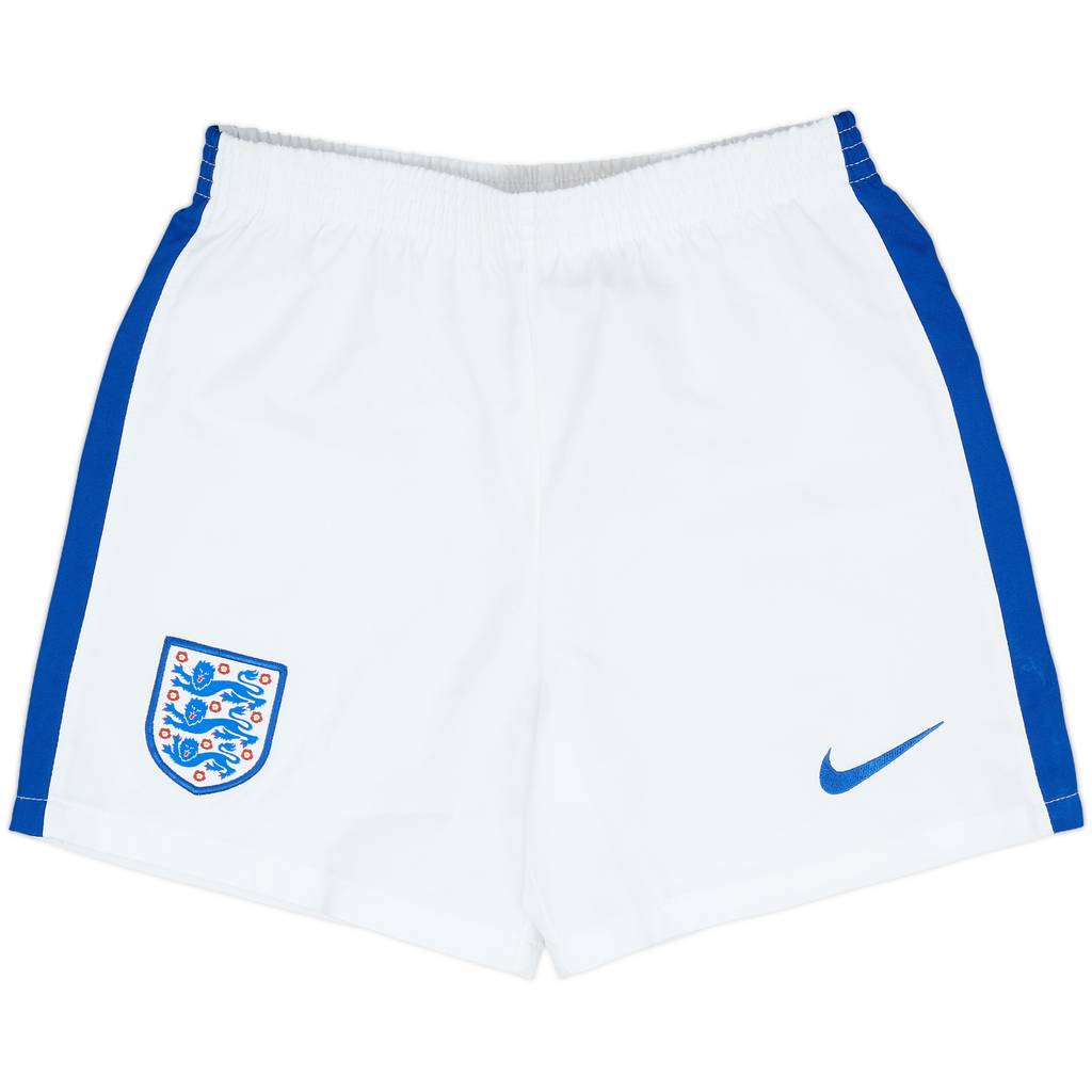 2016-17 England Home Shorts - 7/10 - (5-6 Years)