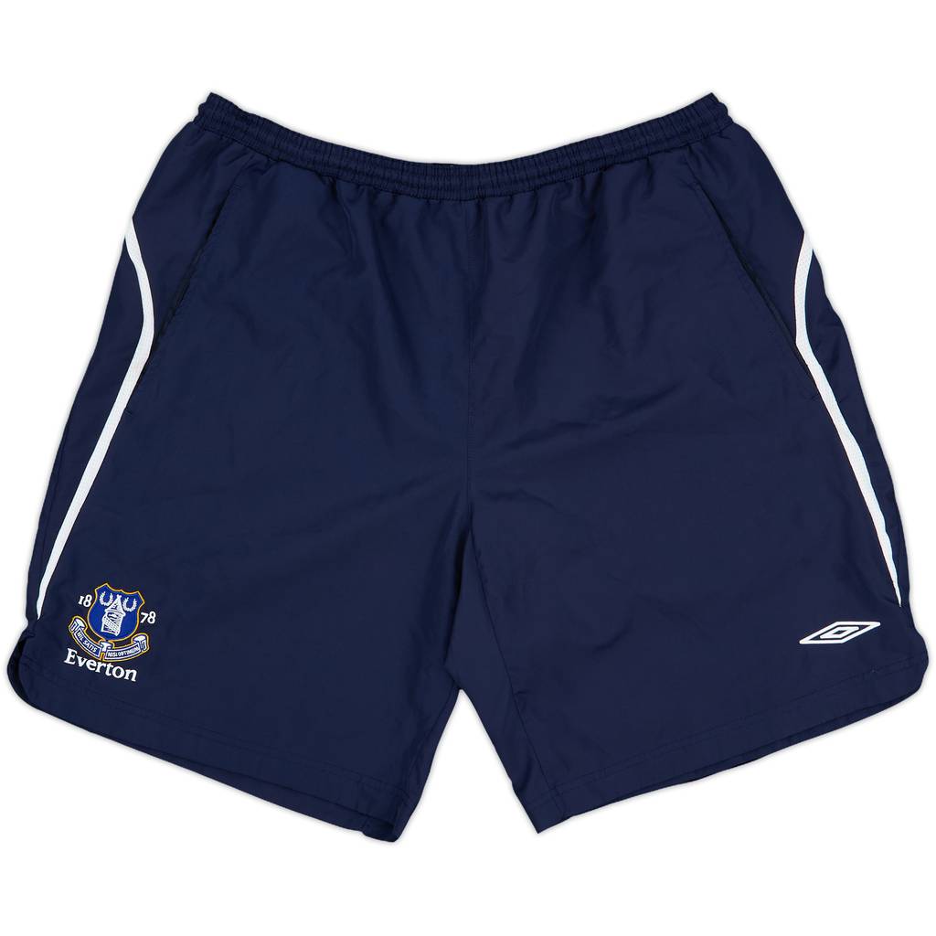 2007-08 Everton Umbro Training Shorts - 8/10 - (XL)