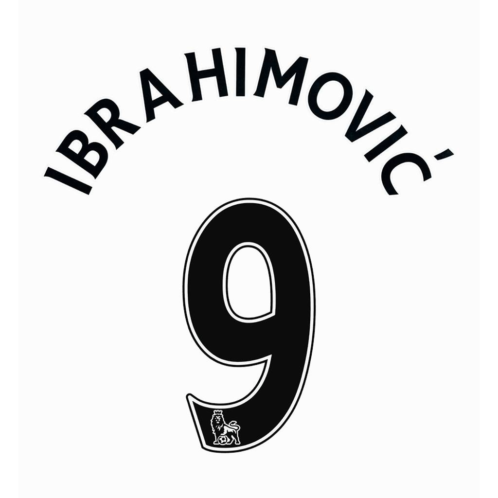 2016-17 Manchester United Third Ibrahimovic #9 Name Set Junior