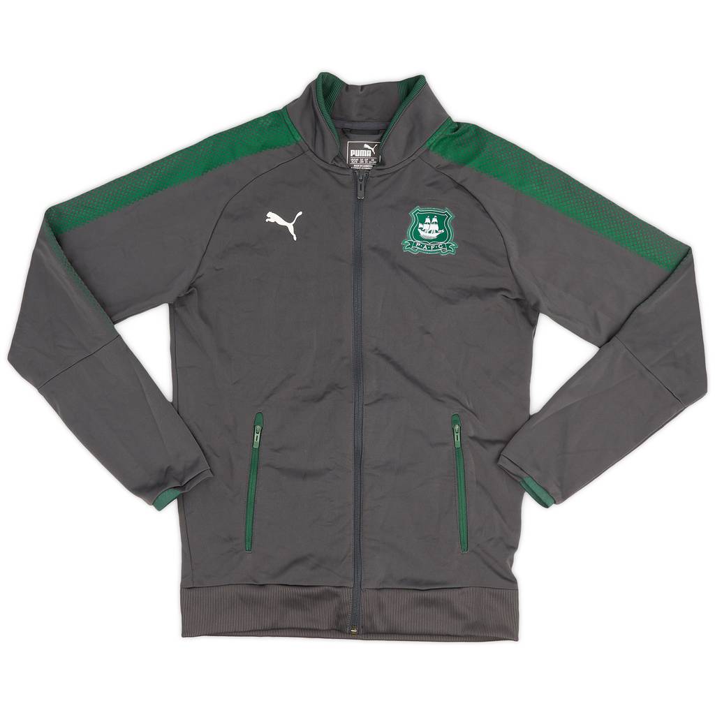 2017-18 Plymouth Puma Track Jacket - 9/10 - (L.Boys)