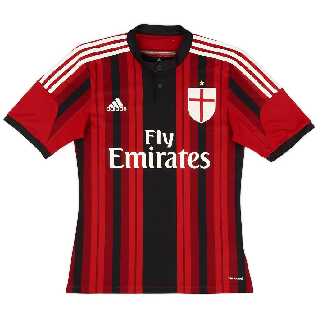 2014-15 AC Milan Home Shirt - 8/10 - (S)
